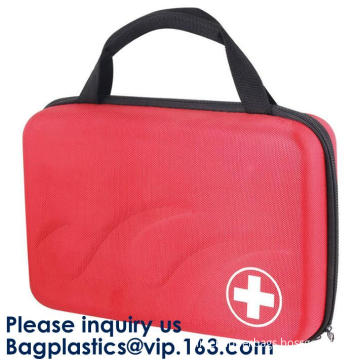 Waterproof First Aid Medical Multi Inner Pockets kit First Aid Bags, packaging empty emergency medical equipment hospital suppli